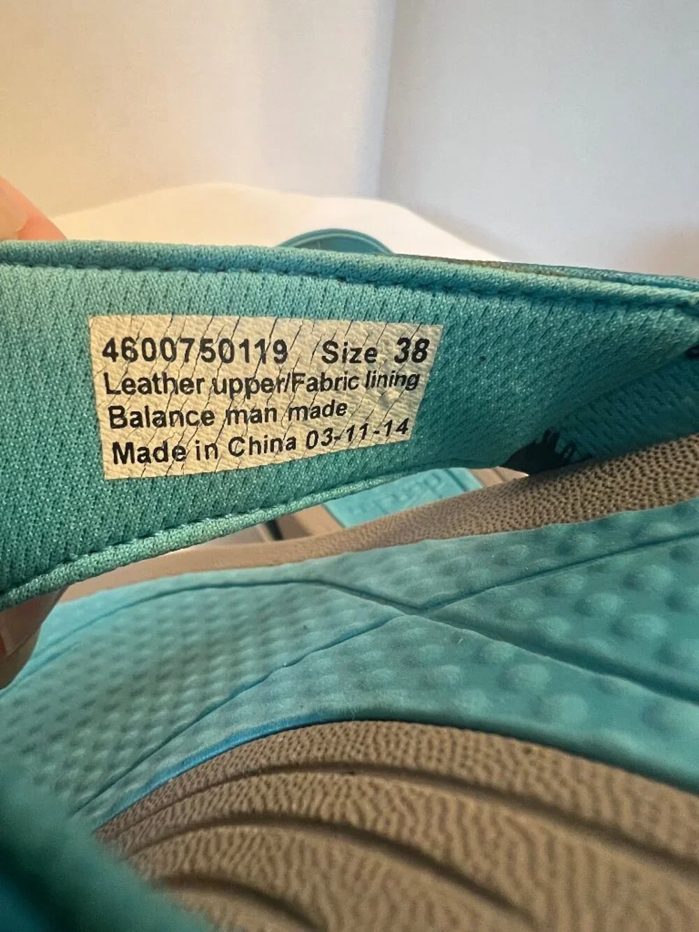 Dansko Katy Blue & Gray Leather Slip On Flip Flop Sandals - Picture 12 of 15